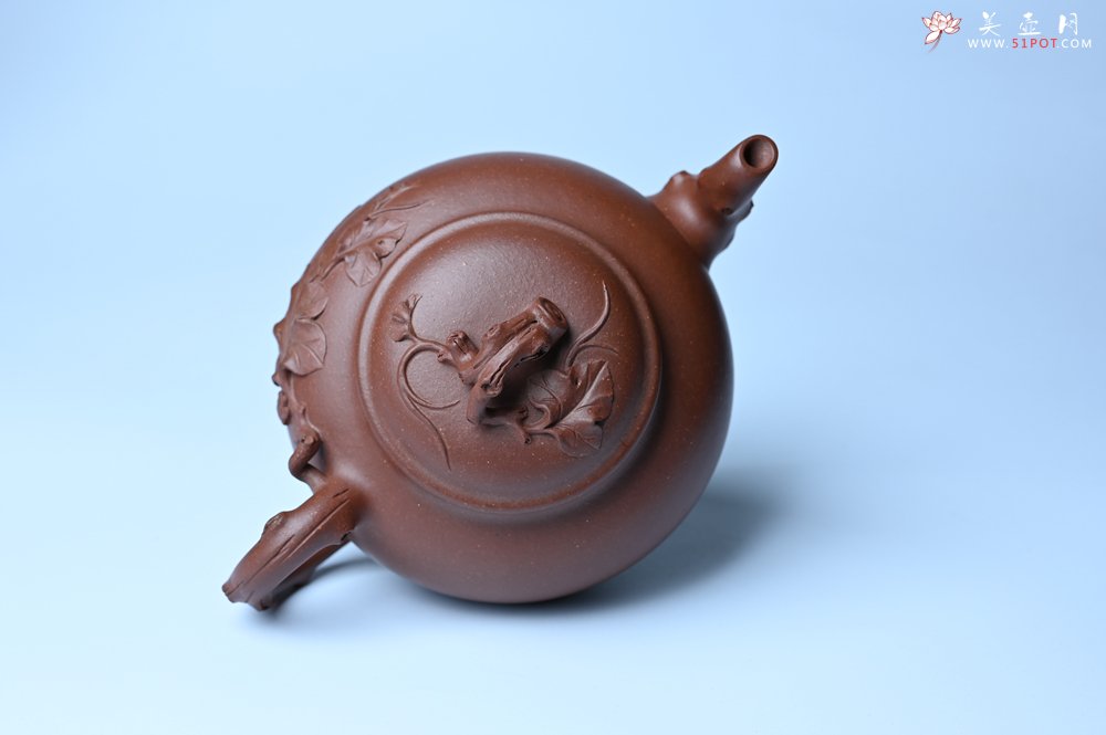 紫砂壶图片：美壶特惠 精品多子多福紫砂壶 帖叶生动细腻 送礼佳品 - 紫砂壶信息网