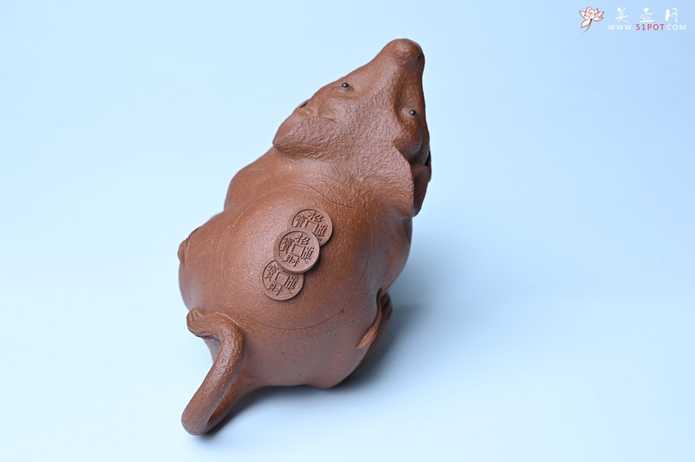 紫砂壶图片：美壶特惠 优质降坡泥鼠你有钱壶壶 茶人醉爱 - 紫砂壶信息网