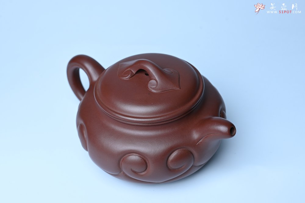 紫砂壶图片：美壶特惠 精致紫泥仿古如意壶 茶人醉爱 - 紫砂壶信息网