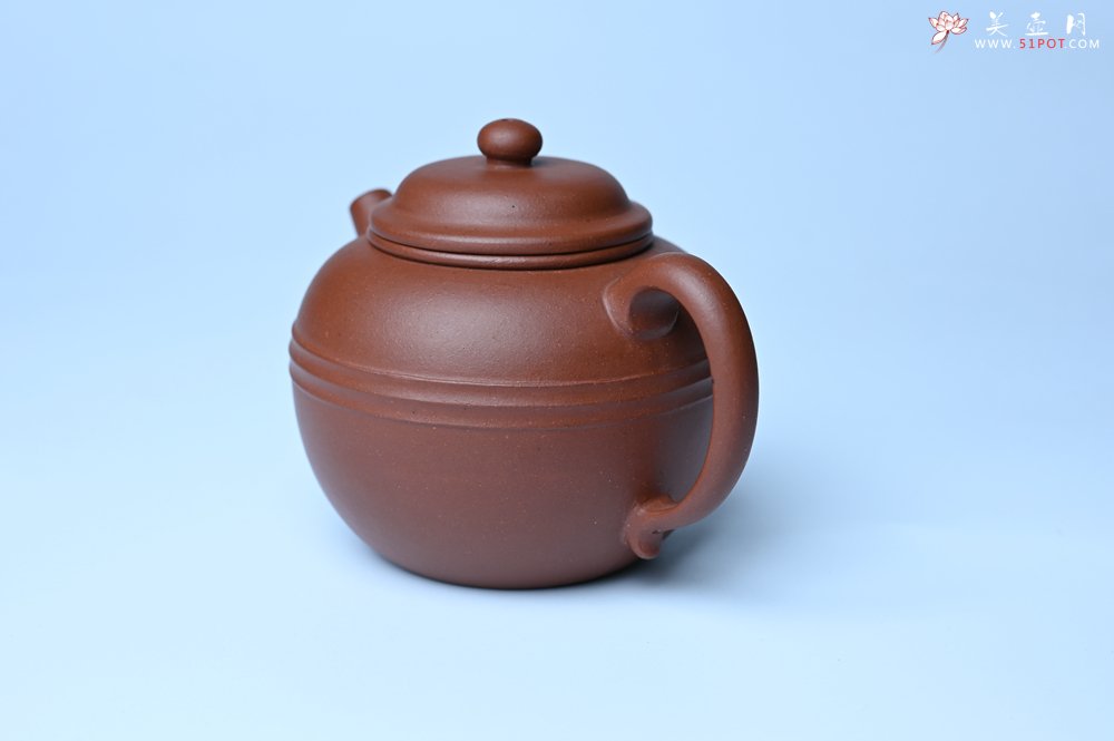 紫砂壶图片：美壶特惠 精致老清水泥腰线巨轮壶 茶人醉爱 - 紫砂壶信息网