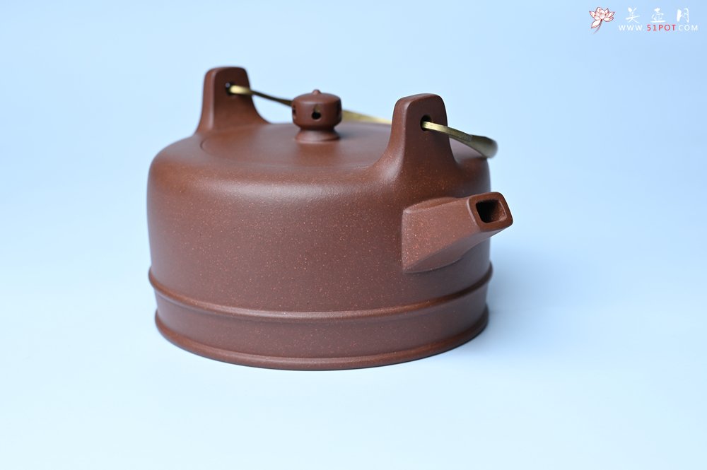 紫砂壶图片：美壶特惠 手工手制精致紫泥提梁壶 茶人醉爱 - 紫砂壶信息网