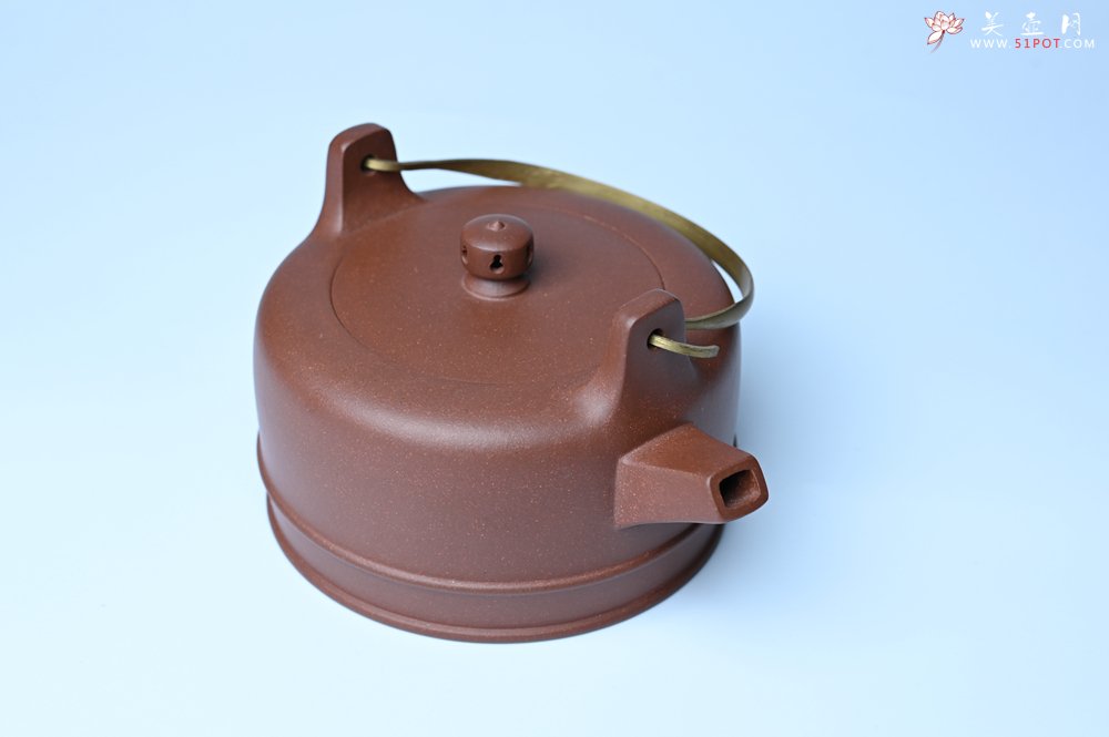 紫砂壶图片：美壶特惠 手工手制精致紫泥提梁壶 茶人醉爱 - 紫砂壶信息网