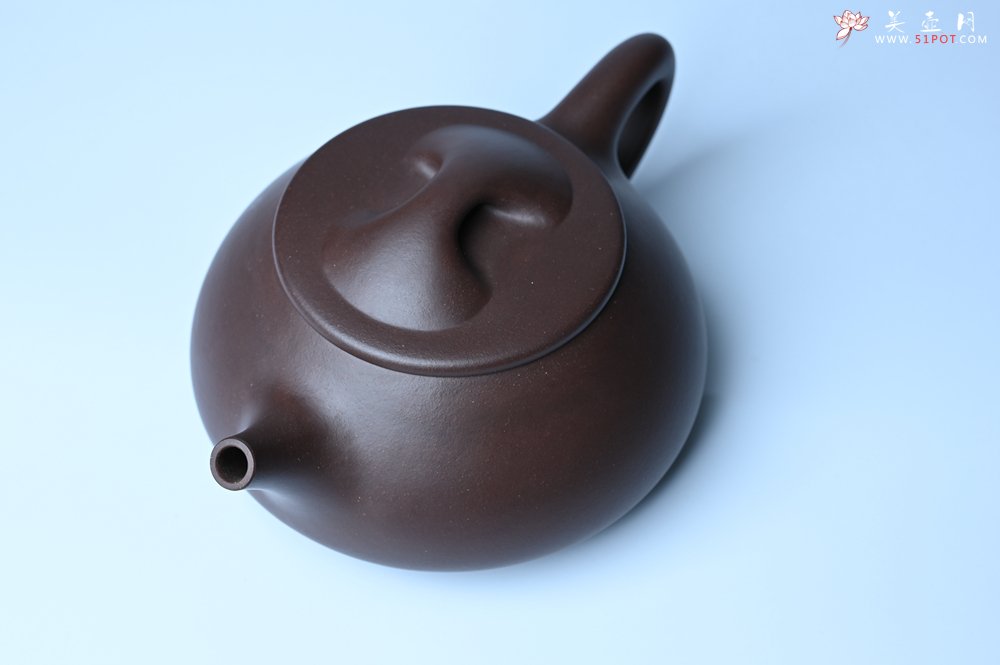 紫砂壶图片：美壶特惠 精致特好紫泥大满瓢 难度大 足足做了一个多星期 - 紫砂壶信息网