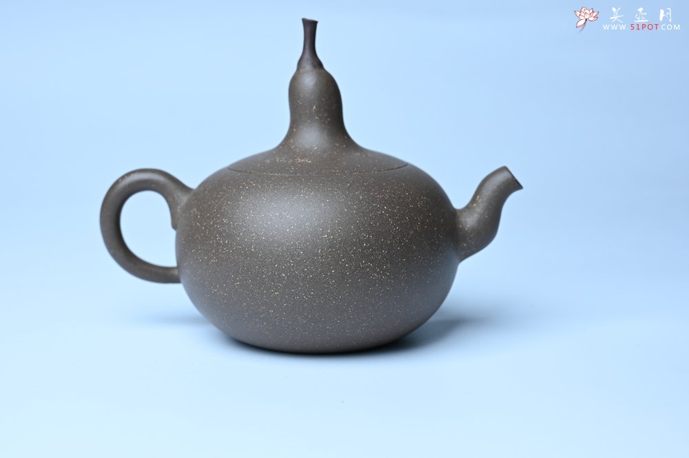 紫砂壶图片：美壶特惠 精致青段大肚茄子壶 茶人醉爱 - 紫砂壶信息网