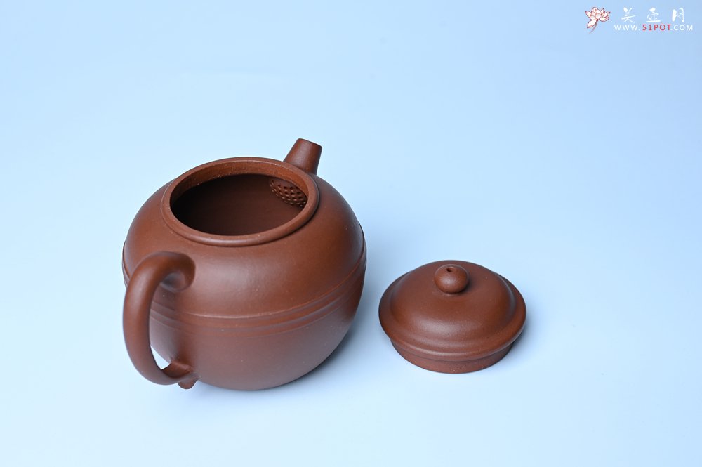 紫砂壶图片：美壶特惠 精致老清水泥腰线巨轮壶 茶人醉爱 - 紫砂壶信息网