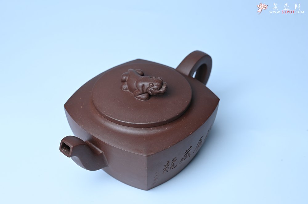 紫砂壶图片：美壶年底特惠 精工卧虎藏龙壶 难度大 茶人醉爱 - 紫砂壶信息网