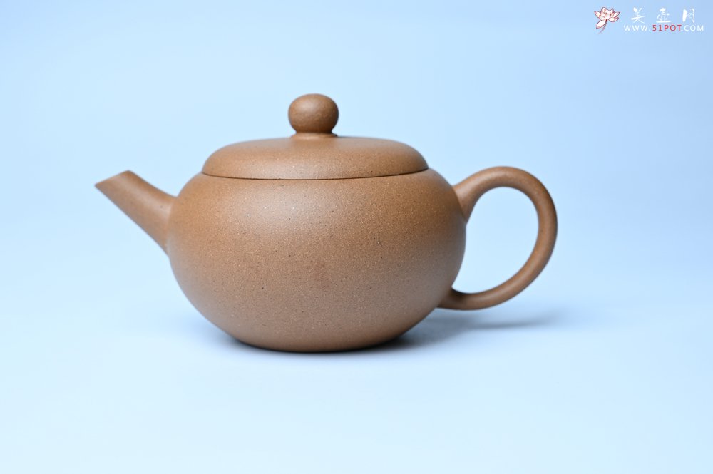 紫砂壶图片：美壶特惠 特好老段泥圆珠壶 - 紫砂壶信息网