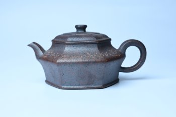 美壶特惠 柴烧六方虚扁紫砂壶 茶人醉爱 - 紫砂壶信息网