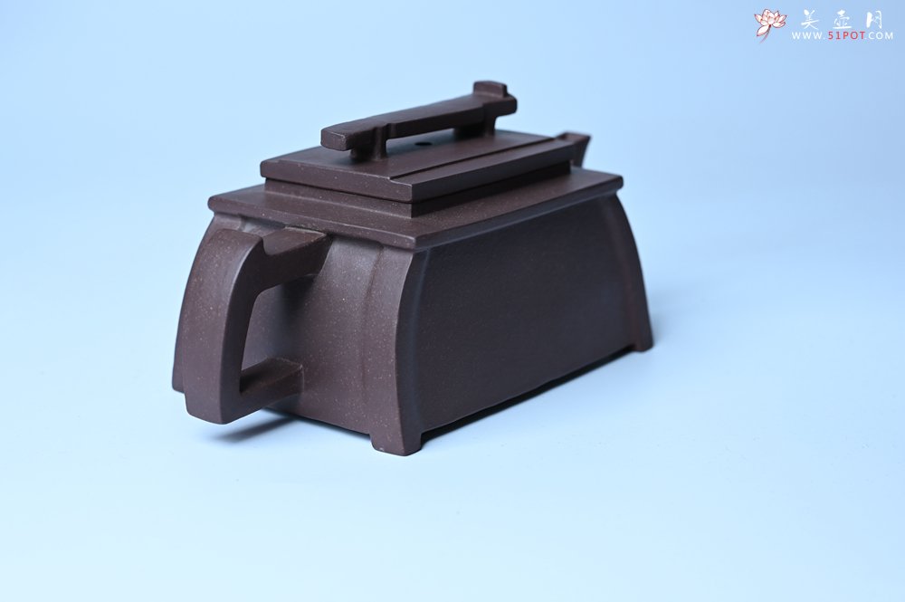 紫砂壶图片：美壶特惠 精致紫泥琴壶 难度大 茶人醉爱 - 紫砂壶信息网