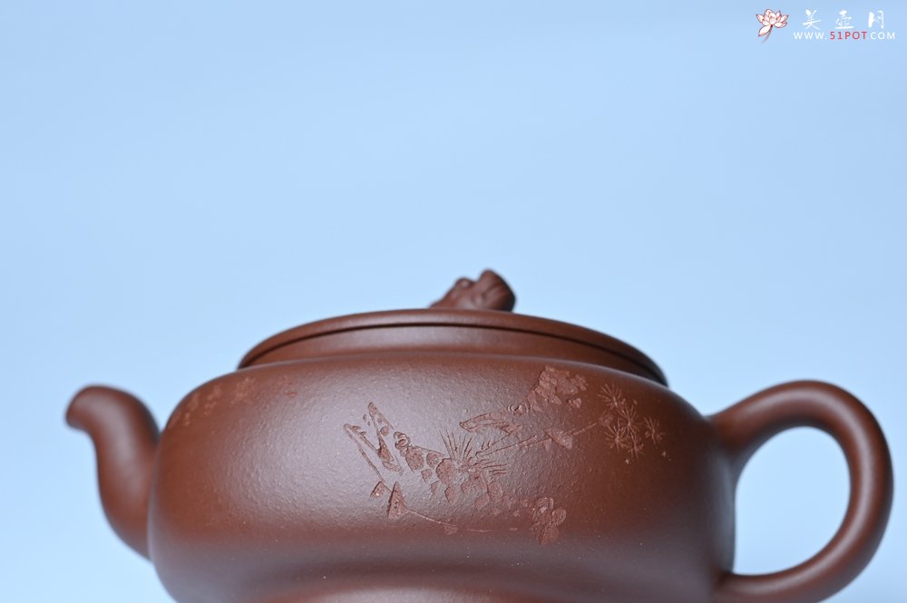 紫砂壶图片：美壶特惠 精致优质紫泥祥瑞壶 难度大 茶人醉爱 - 紫砂壶信息网