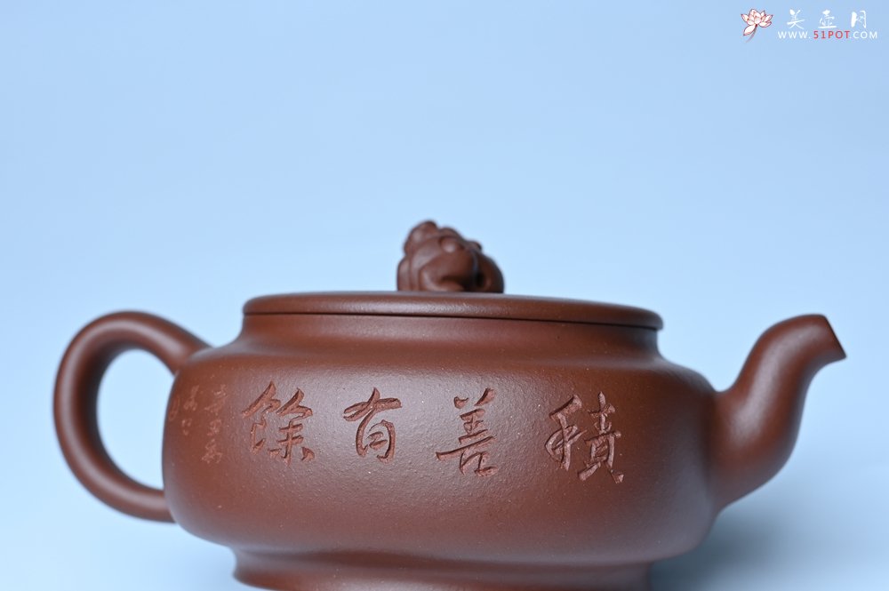 紫砂壶图片：美壶特惠 精致优质紫泥祥瑞壶 难度大 茶人醉爱 - 紫砂壶信息网