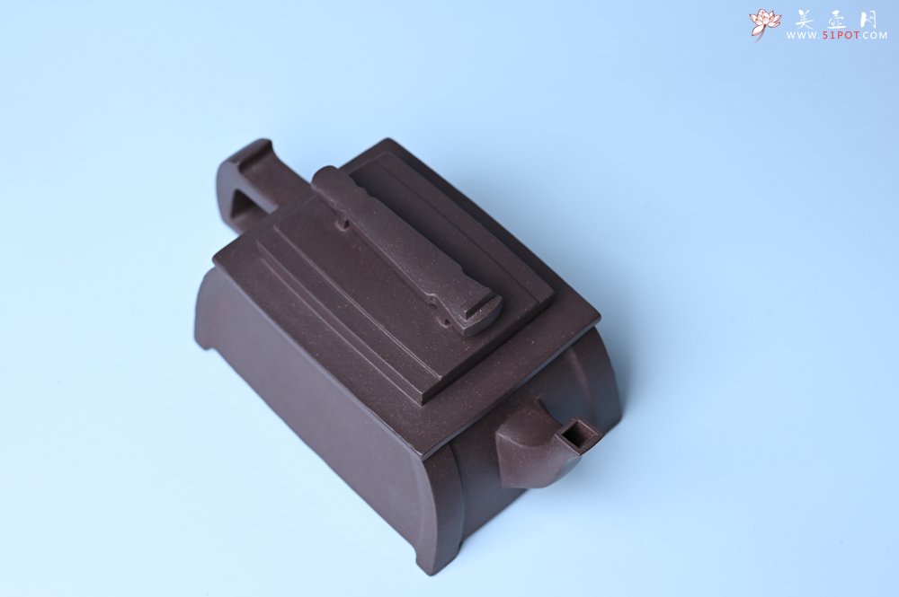 紫砂壶图片：美壶特惠 精致紫泥琴壶 难度大 茶人醉爱 - 紫砂壶信息网