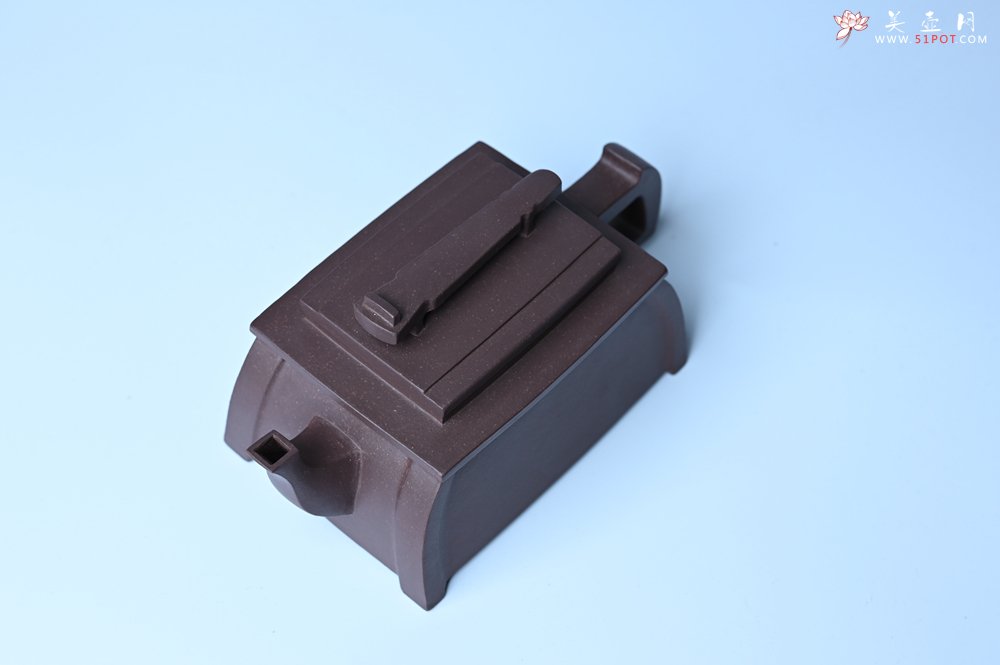 紫砂壶图片：美壶特惠 精致紫泥琴壶 难度大 茶人醉爱 - 紫砂壶信息网