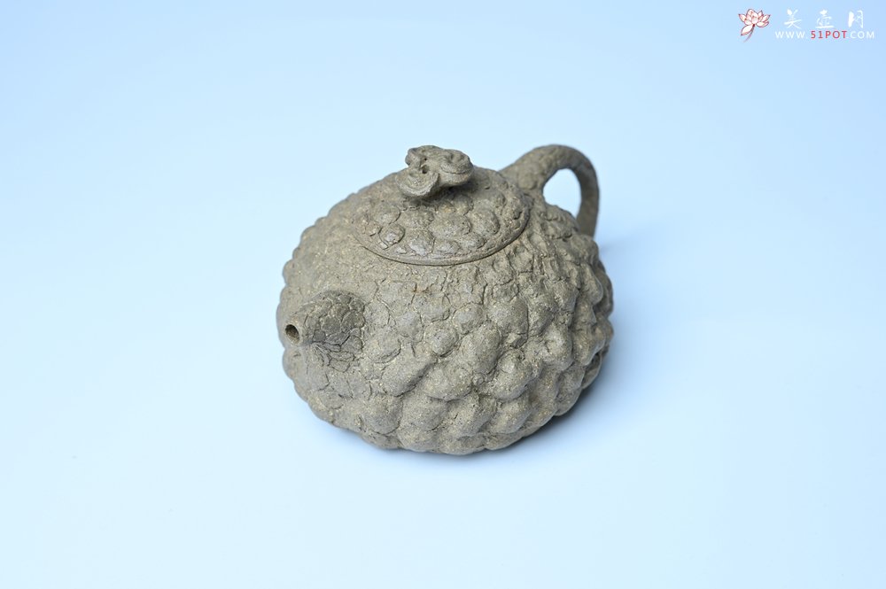 紫砂壶图片：美壶特惠 全手工老青段供春壶 肌理有老树瘿的感觉 灰常赞 - 紫砂壶信息网
