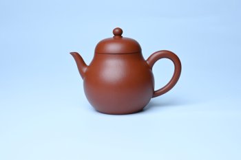 美壶特惠 油润大红袍朱泥 手中无梨式 何以言茗事 小品高梨形 - 紫砂壶信息网