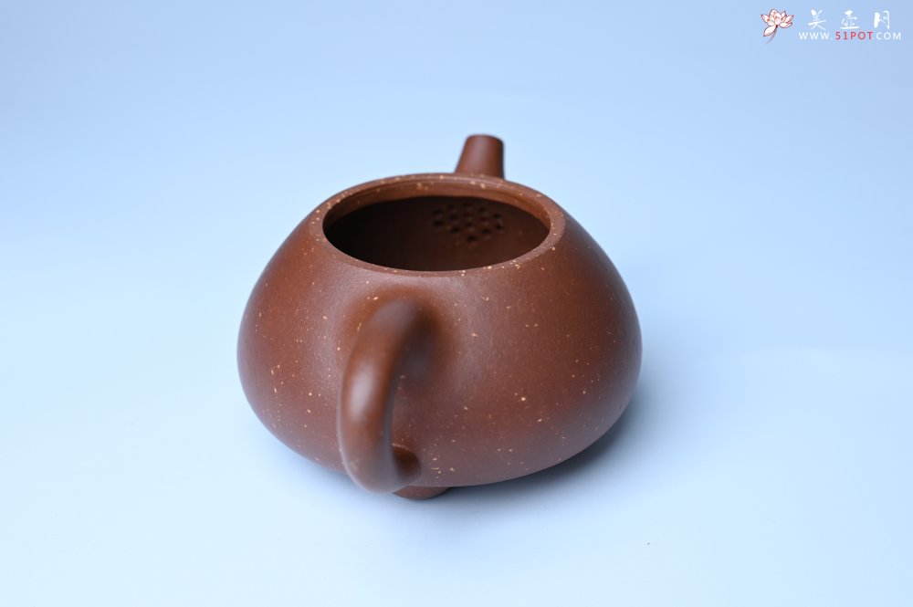 紫砂壶图片：美壶特惠 精致特好紫玉金砂满瓢景舟石瓢壶 做工和泥料不输千元作品 - 紫砂壶信息网