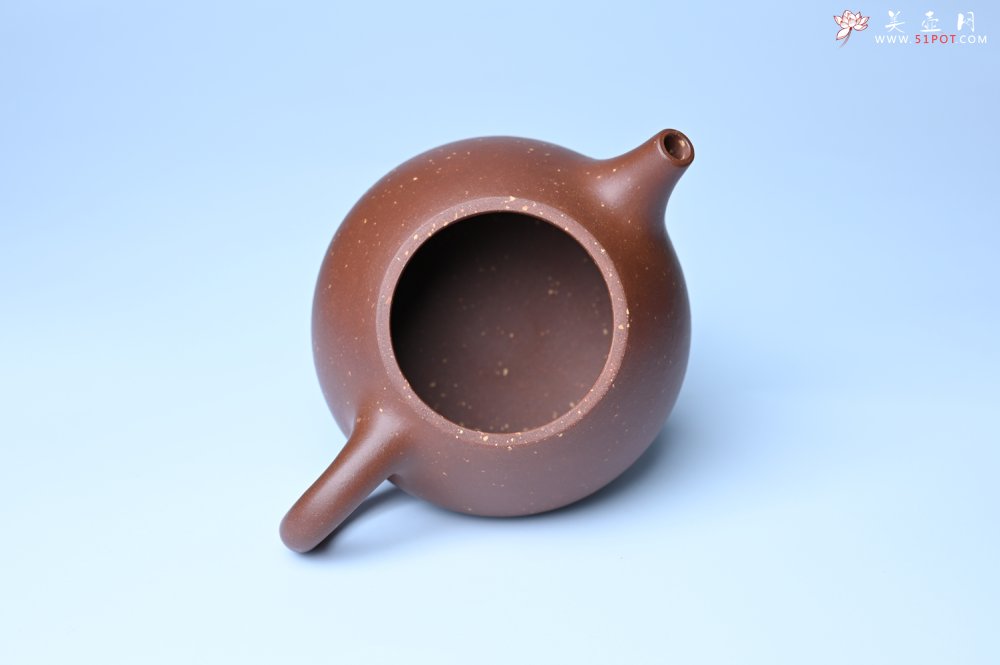 紫砂壶图片：美壶特惠 精致特好紫玉金砂满瓢景舟石瓢壶 做工和泥料不输千元作品 - 紫砂壶信息网