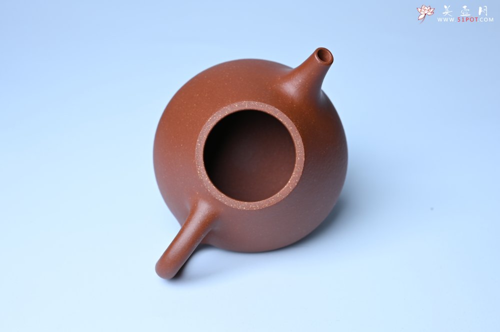 紫砂壶图片：美壶特惠 精致特好黄龙山宝山矿区红降坡泥小子冶石瓢壶 - 紫砂壶信息网